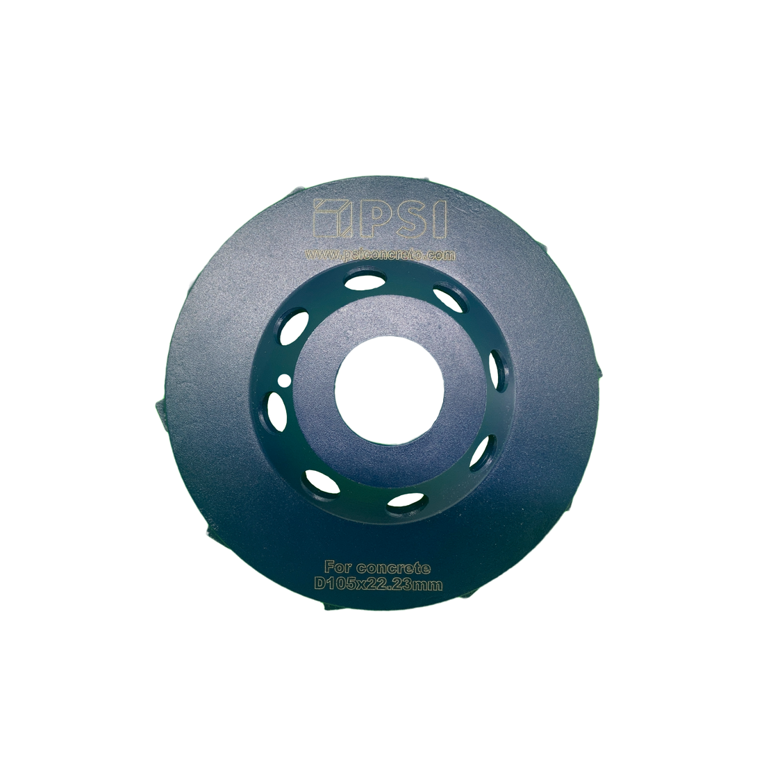 Disco abrasivo de diamante de 4 pulgadas, perfecto para desbaste y nivelación de concreto, 10 segmentos