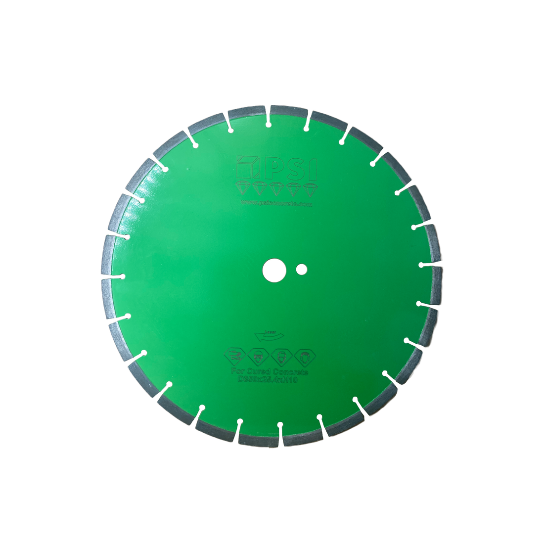 Disco de corte para concreto de 14 pulgadas con 24 segmentos