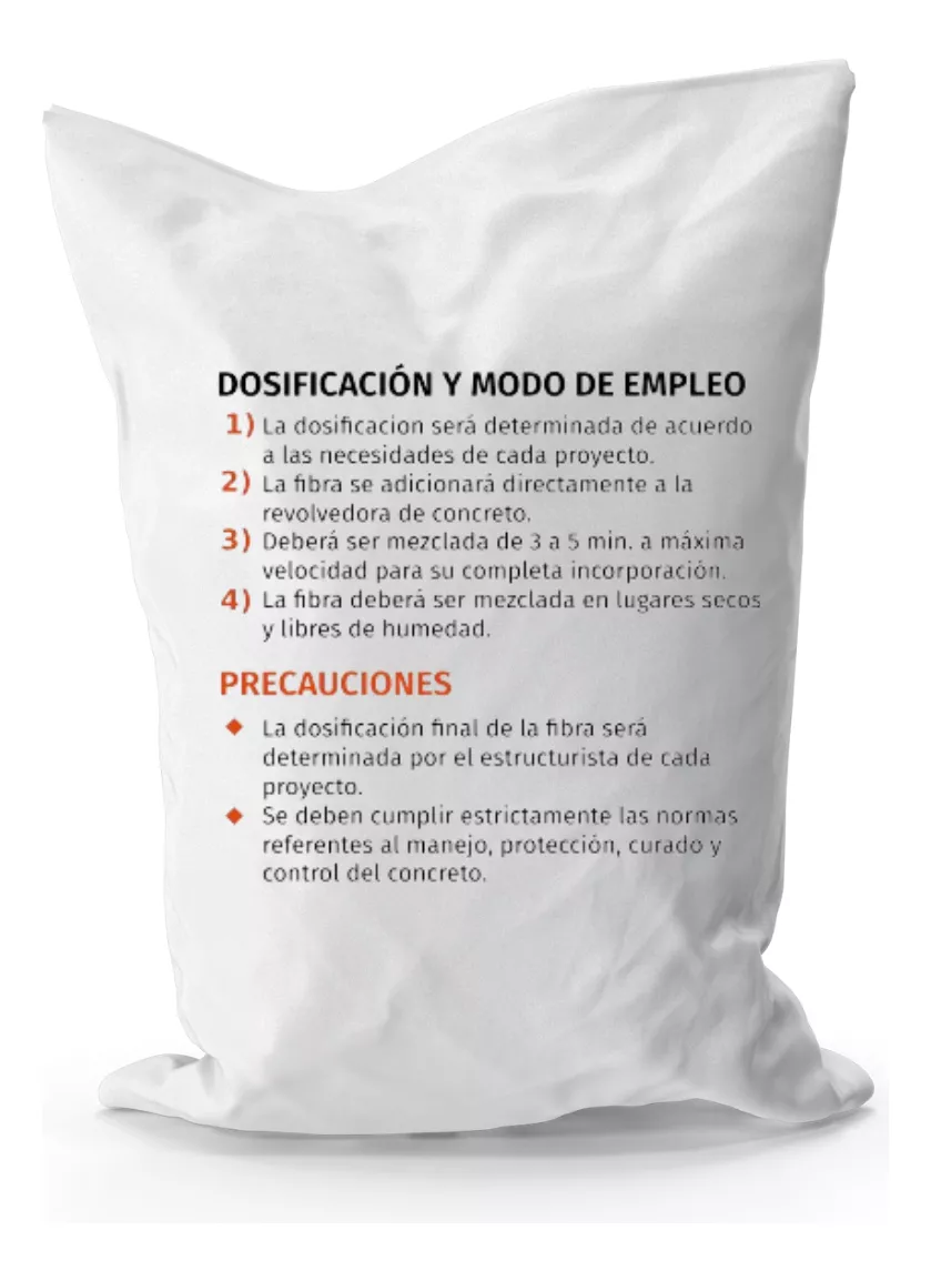 Microfibra de poliropileno para concreto