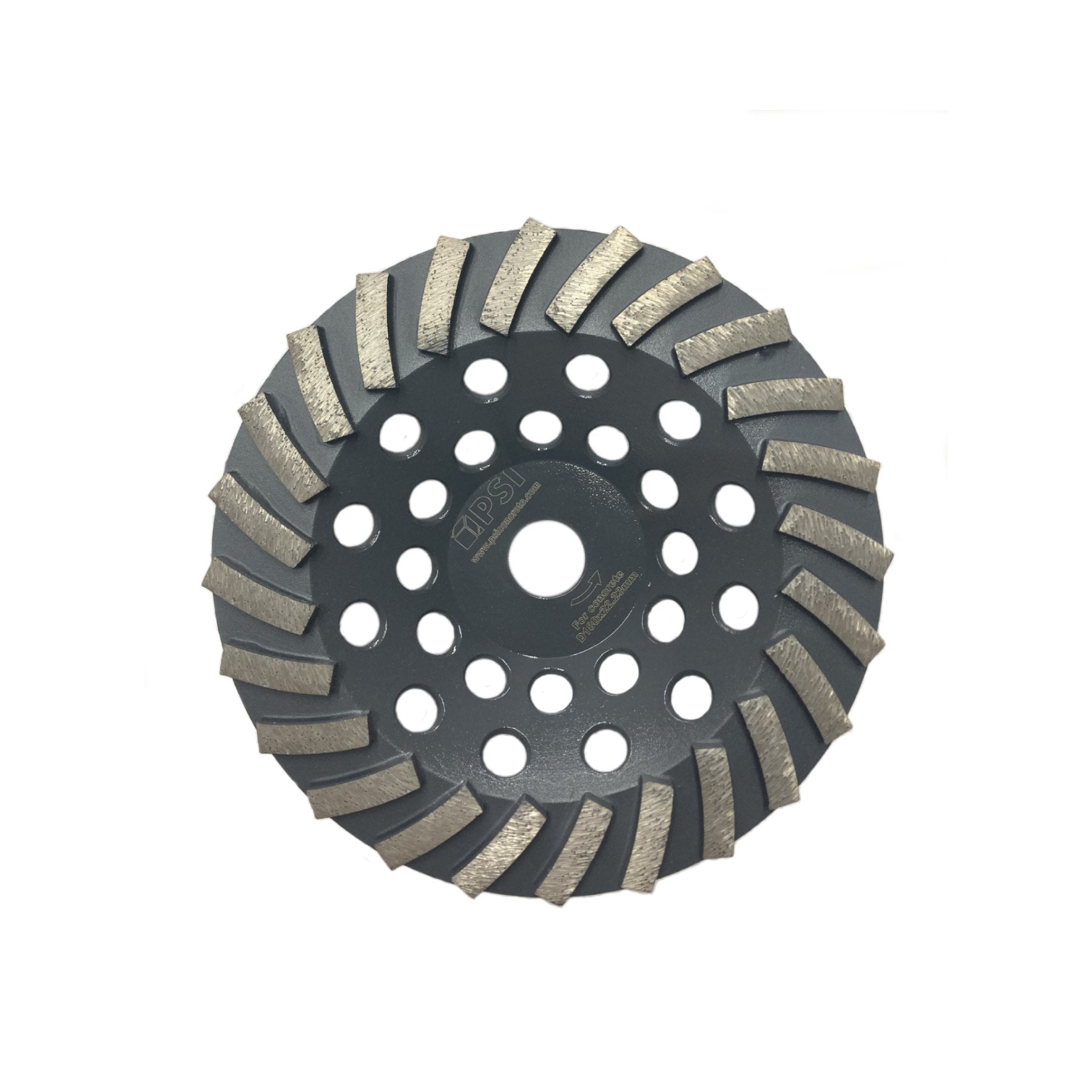 Disco abrasivo de diamante para desbaste 7 pulgadas, nivelación de concreto y preparación de superficies, 20 segmentos
