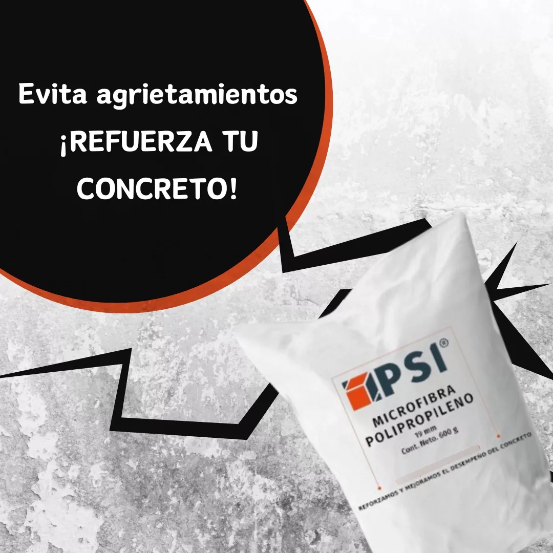 Microfibra de poliropileno para concreto