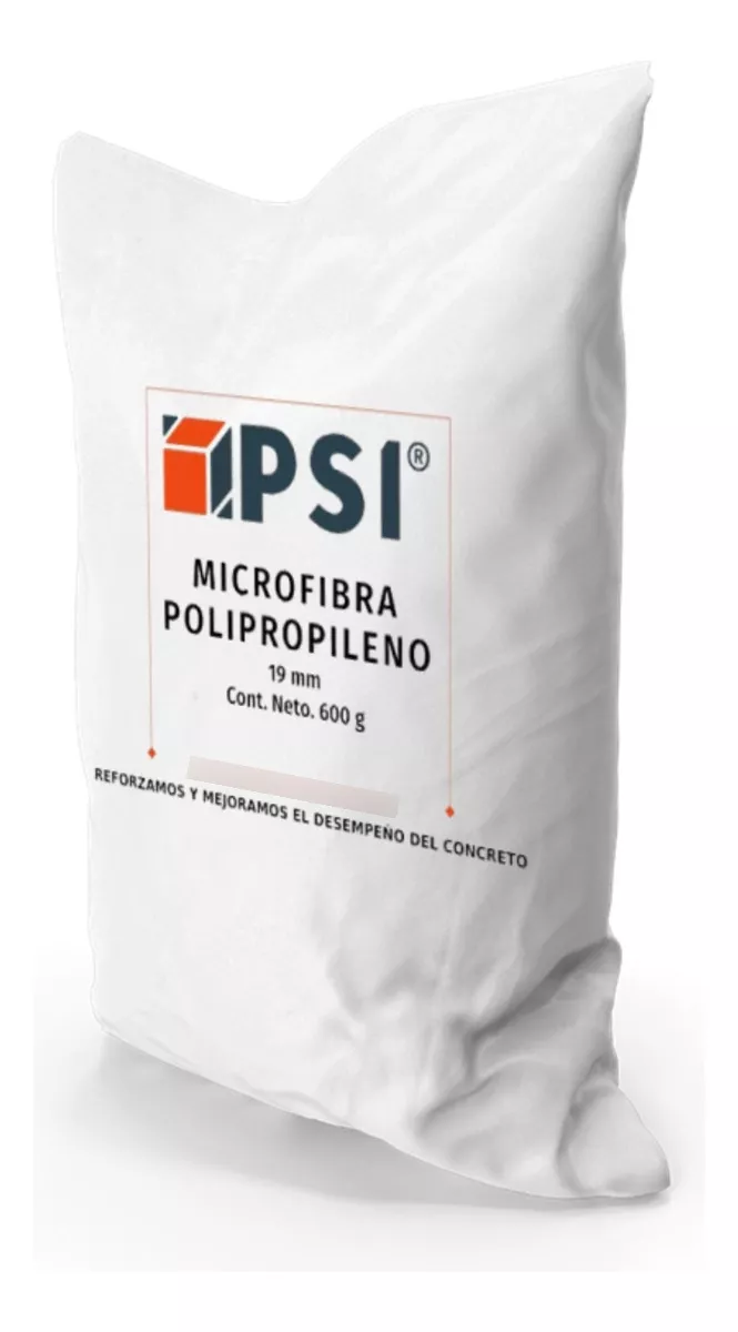 Microfibra de poliropileno para concreto